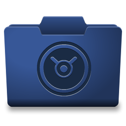 Blue Sounds Icon 256x256 png